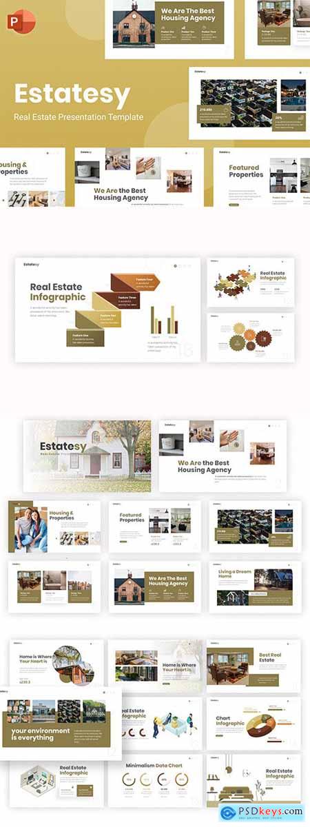 Estatesy Real Estate PowerPoint Template