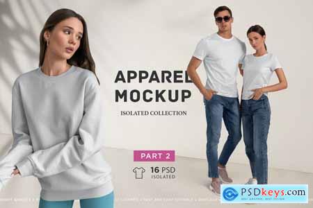 Isolated Apparel MockUps Collection Part 2 SRANU88