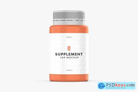 Supplement Jar Mockup 6DVBJZM