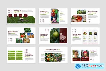 Farming and Agriculture Powerpoint, Keynote and Google Slides Template