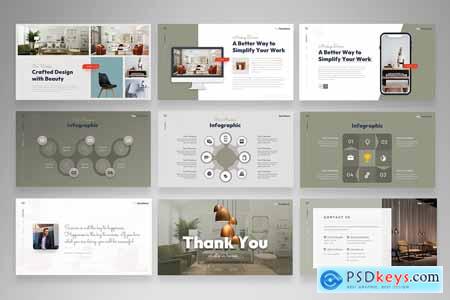 FURNITURA - Furniture Powerpoint Template TAPLS77