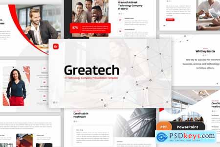 Greatech - IT & Technology Powerpoint, Keynote and Google Slides Template