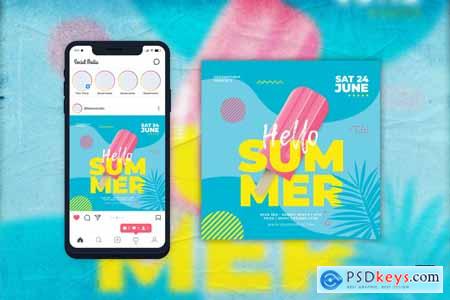 Hello Summer - Print & Social Post 6MM7TR9