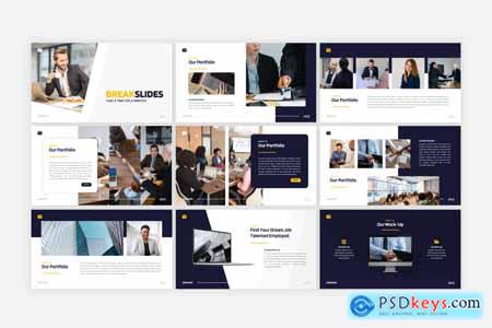 Joboard - Job Board Powerpoint, Keynote and Google Slides Template