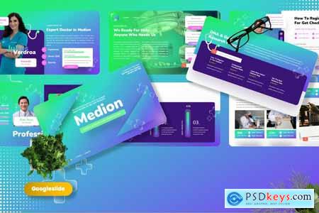 Medion - Medicare Powerpoint, Keynote and Google Slides Template