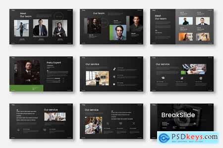 Prety - Business Powerpoint, Keynote and Google Slides Template