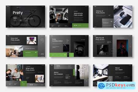 Prety - Business Powerpoint, Keynote and Google Slides Template