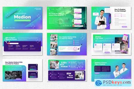 Medion - Medicare Powerpoint, Keynote and Google Slides Template