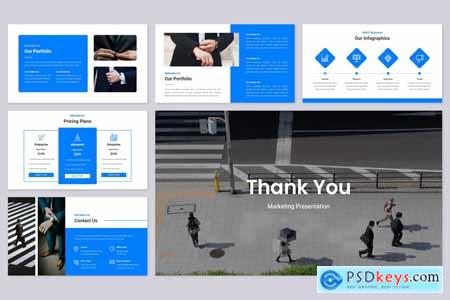 Marsata - Marketing Strategy Powerpoint, Keynote and Google Slides Template