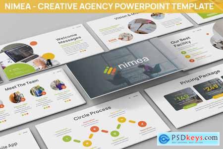 Nimea - Creative Agency Powerpoint Template 68PA6VH