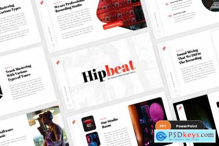 Hipbeat - Music Producer Powerpoint, Keynote and Google Slides Template