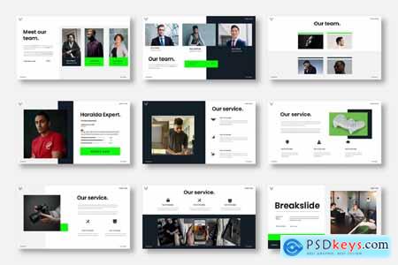 Haralda - Business Powerpoint, Keynote and Google Slides Template