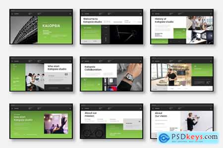 Kalopsia - Business Powerpoint, Keynote and Google Slides Template