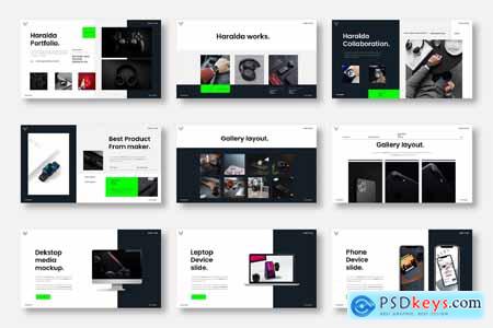 Haralda - Business Powerpoint, Keynote and Google Slides Template