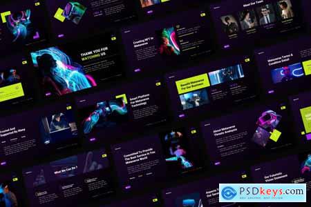 Metaverse Powerpoint, Keynote and Google Slides Template