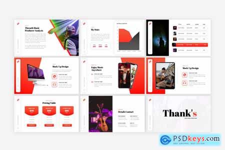 Hipbeat - Music Producer Powerpoint, Keynote and Google Slides Template