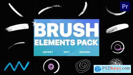 Brush Elements Premiere Pro 37917328