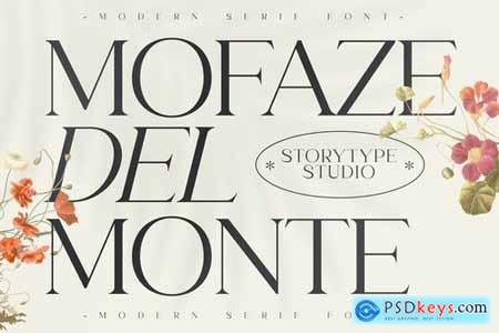 Mofaze Del Monte Serif Font