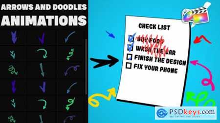 Arrows And Doodles Animations for FCPX 37740142