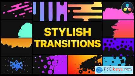 Stylish Transitions DaVinci Resolve 37932483