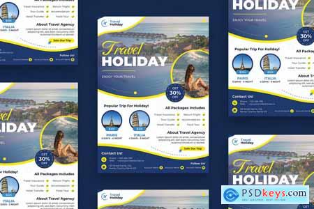 Travel Holiday - Flyer FMK3UET