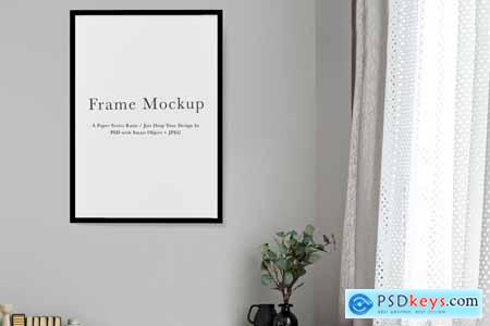 Frame Mockup #1208, Interior Mockup LBRK3B5