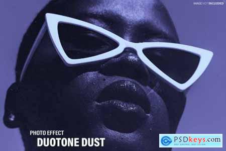 Duotone Dust Photo Effect