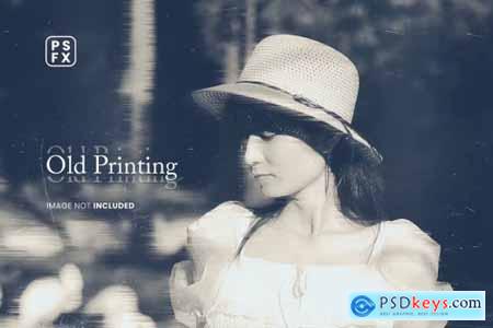 Old Printing Photo Effect