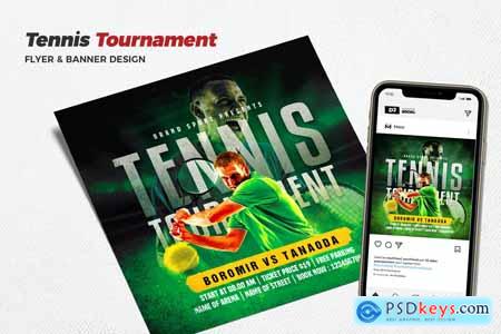 Tennis Tournament Social Media Promotion RA8RGSN