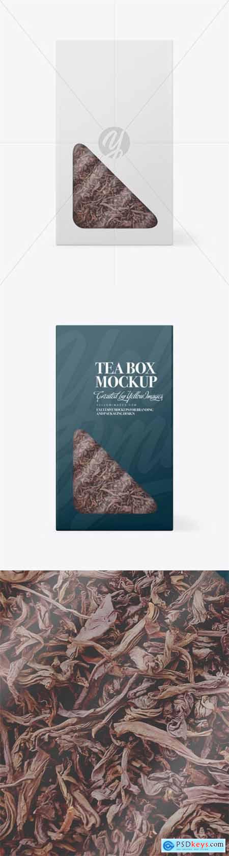 Box with Black Tea Mockup 80476