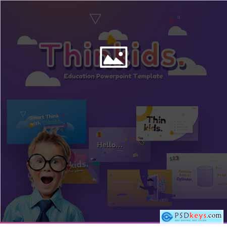 Thinkids - Fun Games & Education PowerPoint Template 24397738