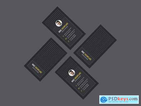 Freelancer Business Card Template P7Y8BBT