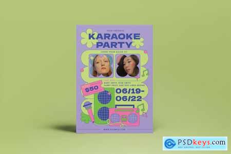 Karaoke Party Flyer LZMW2EX