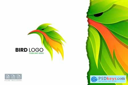 Bird Gradient Logo Template