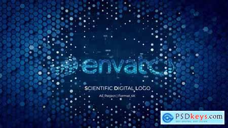 Scientific Digital Logo Reveal 38001087