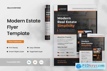 Modern Real Estate Property Flyer BPRKF6U