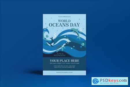 World Ocean Day Flyer YDLW2NC
