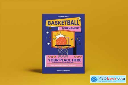 Basketball Tournament Flyer 8TLHAH3