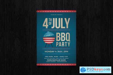 4th of July BBQ Party TK82L9X