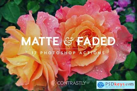 Matte & Faded Photoshop Actions DDV4LP