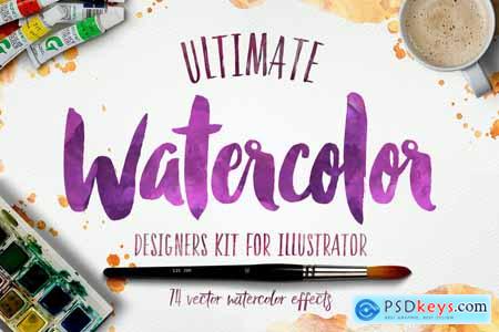 Watercolor KIT for Illustrator YZGHXP