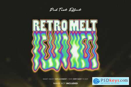 Retro Melt Text Effect 8VH4PB5