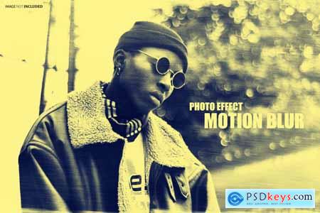 Motion Blur Retro Photo Effect W56YWFM