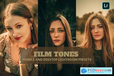 Film Tones Lightroom Presets Dekstop and Mobile F39PDKQ