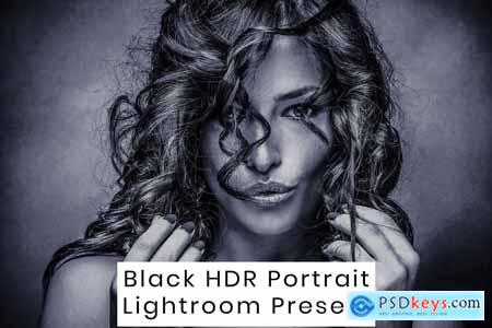 30 Black HDR Portrait Lightroom Presets RB6F3Z6