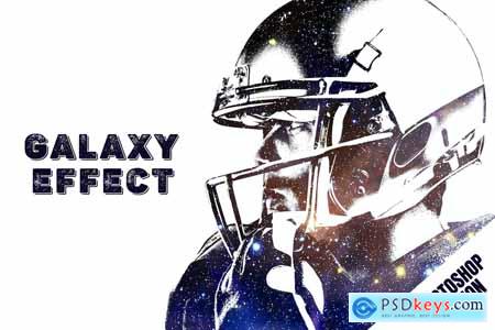 Galaxy Effect Photoshop Action H49NE8N