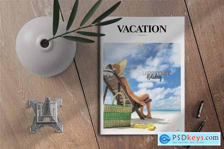 Vacation Magazine Template M4YCSWB