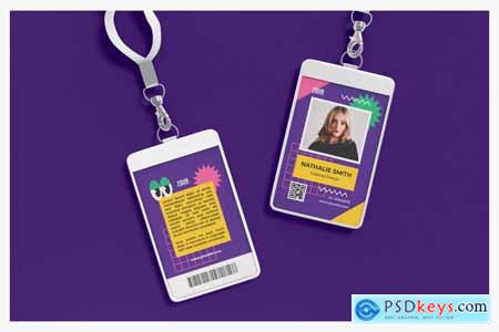 Poppy - ID Card Template 8T25SNT