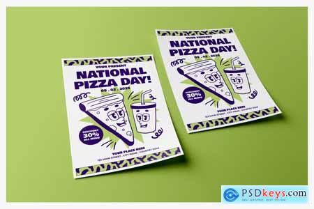 National Pizza Day Event - Poster Template