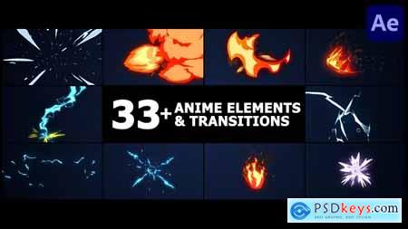 Anime Elements And Transitions After Effects 38162587